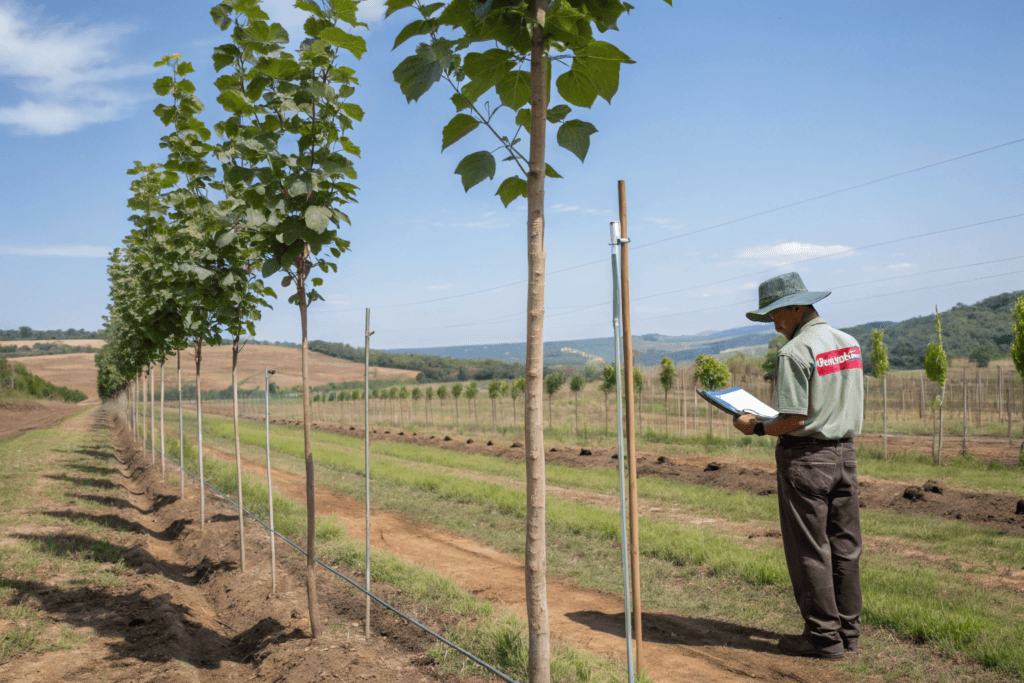Inwestycja w Paulownię: Ekologiczny i Ekonomiczny Sukces 10 a side by side comparison of paulownia trees at di 1